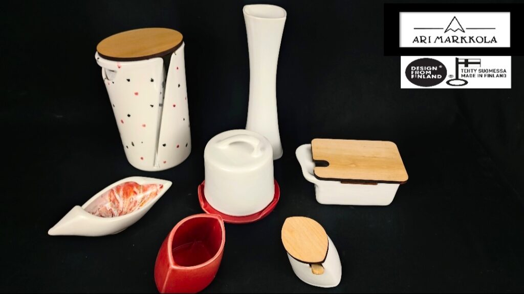 Handmade ceramic tableware by Ari Markkola